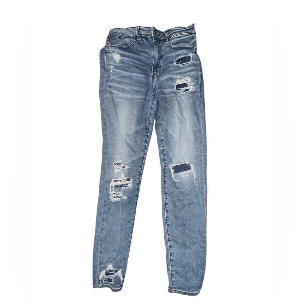 American Eagle high-rise distressed jegging jeans